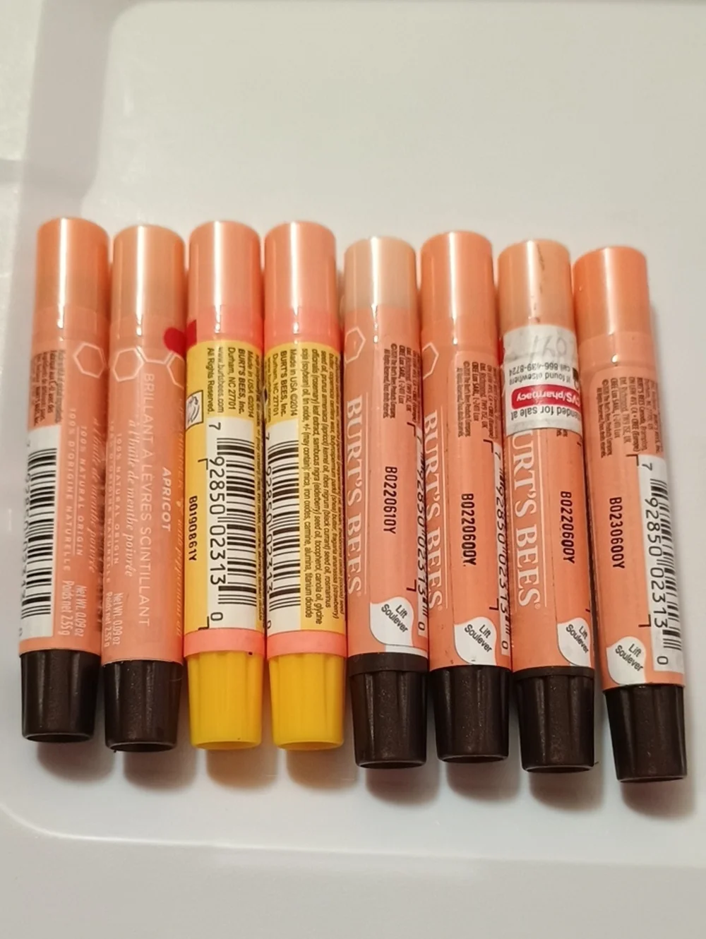 8 x Burt's Bees Lip Shimmer Apricot